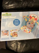 Sesame Street Baby Bouncer Soothing Vibrations Infant Seat - I Spot Elmo with C