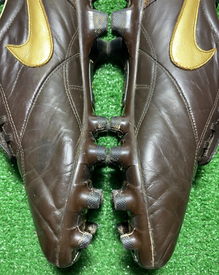 2007 Nike Tiempo FG GURI ELITE Legend Brown Gold R10 Ronaldinho