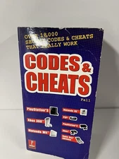 Codes & Cheats Fall Edition 18,000+ Tested Codes, Prima Games (2008) Book Novel