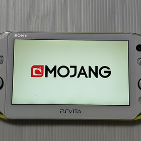 SONY PlayStation PS Vita White Lime green console PCH-2000 Tested Import Japan