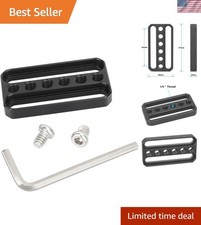 Lightweight Mini Cheese Plate with Two Mounting Slots - Perfect for Rigs