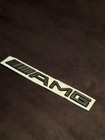 Mercedes Benz AMG Emblem Logo Heckklappe Aufkleber Matt Schwarz NEU 20cmx2cm
