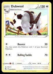 Dubwool 223/264 Fusion Strike Uncommon Pokemon TCG