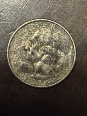 1996 No Mint Mark Quarter Huge Error!!! Only Face On Quarter Only See  BER &996