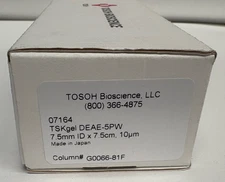 New TOSOH TSKgel DEAE-5PW, 7.5 x 75mm, 10u HPLC column; 07164