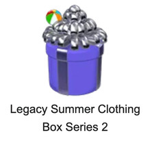 Webkinz Legacy Summer Clothing Box Series 2 Code Only - Get One Mystery Item