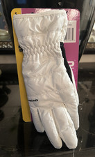 HEAD Women  s Waterproof Hybrid Gloves - White, Size S Small New