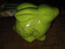  Bunny Rabbit Ceramic Figurines light green F...