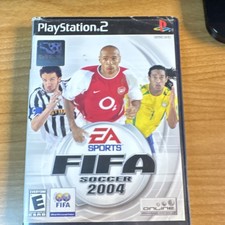 EA SPORTS FIFA Soccer 2004 PS2 Disc w/ Case, Online Play, E 2004