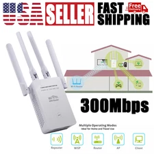 WiFi Range Extender Wireless Signal Repeater Internet Booster Network Router
