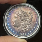 1878 Morgan Silver Dollar, (Rev of 79), 7 TF Uncirculated TONER