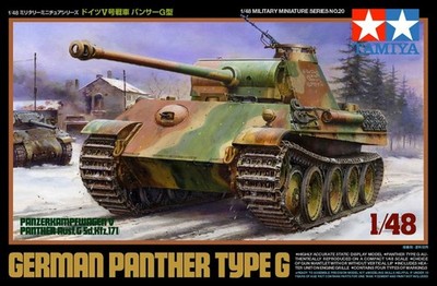 Tamiya 32520 Pz.Kpfw. V Ausf. G Panther 1/48 Scale Plastic Model Kit
