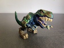 Vintage Mattel T-BONE Figure Extreme Dinosaurs War Paint Camo Dino Chopper