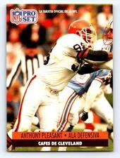 1991 Pro Set Spanish #45 Anthony Pleasant Fresh Break EX-EXMINT