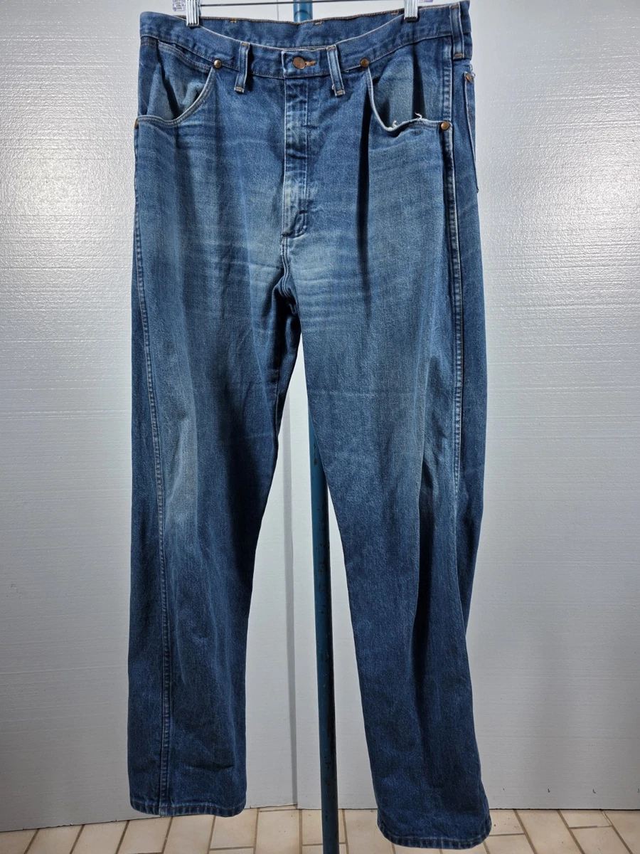 Wrangler Heren Cowboy Cut Relaxed Fit Jean, Steengewassen, 36W / 32L