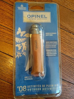 OPINEL, No.8 Knife   Stainless Steel   New In Pack 