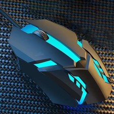Sports LED Luminous Backlit Wired Mouse USB Wired For Desktop Laptop Mute Office