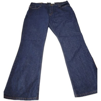 All American Clothing Ladies Jean Boot Cut Size 18A NWT Dark Wash Mid-rise Waist