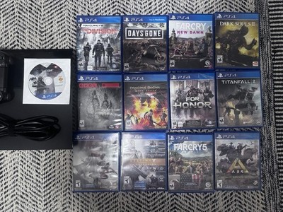 Sony PlayStation 4 PS4 Console + Controller, HDMI, Power Cable & 12 Games