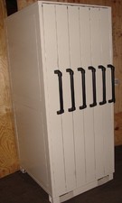 Russ Bassett 6 drawer high density media storage cabinet 34" x 39" x 80" Gemtrac