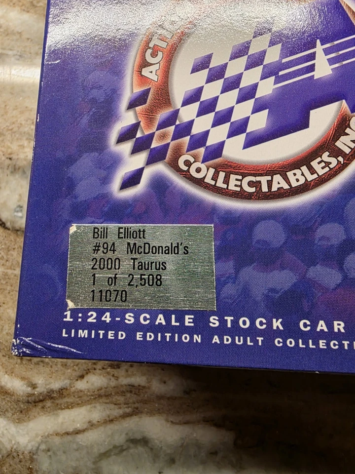 Autógrafo Bill Elliott #94 McDonald's 2000  Foto 3 de 4