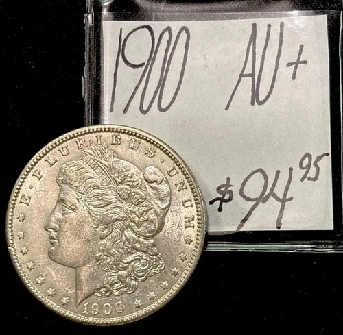 1900 Morgan Silver Dollar (AU+) About Uncirculated+ Condition! ENN Coins
