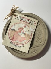 Superstone Sassafras Cookie Mold Little Miss Muffet 1993 Made in USA VINTAGE