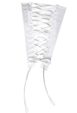 QRBTSCL Women's Wedding Dress Loops Extender Adjustable Fit Satin 14, Ivory