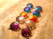 Ozzy Osbourne Sunglasses LARGER 2 1/8" Classic Round John Lennon Shades 7016RV