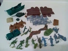 MARX BATTELGROUND PLAYSET LOT