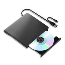 External Blueray/Dvd Drive for Pc, Portable External Blu-ray Drives Support 50G