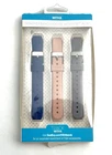 WITHit Fitbit Alta Alta HR Bands 3-Count - Gray Navy Pink