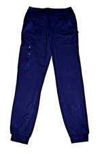 Jaanuu Cargo Scrub Jogger Pants Women's Small Navy Blue Uniform