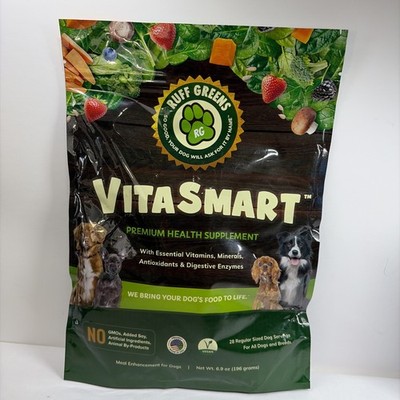 Ruff Greens Vita Smart - Dog Food Topper & Joint Supplement for Dogs - 6.9 oz