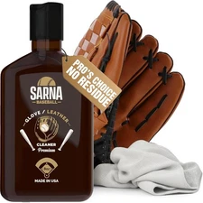 Sarna Leather Baseball Glove Cleaner – 8 oz – Water-Based Formula – 8 oz. 