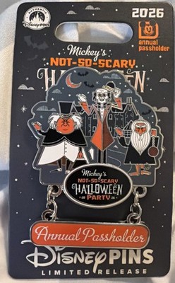 2026 Disney Mickey s Not So Scary Halloween Party Annual Passholder Pin NEW!