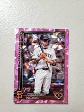 2025 Topps Update Christian Koss Pink Diamante Foil RC  Giants #US174 NM