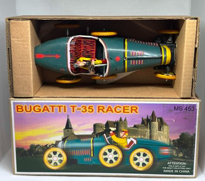 Schylling Bugatti T-35 Racer MS453 Blechauto zum Aufziehen mit Uhrwerk