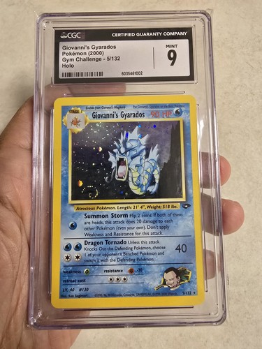 Giovanni's Gyarados (Unlimited) graded CGC 9 for sale on eBay