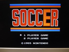 [Tube 00] [] Game Software FC Soccer (No Box Theory) Famicom Family Computer