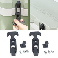 Eurowagens Riegel Satz Mit Gummigriff T Hasp FüR Tool Box RV Cooler Cart