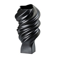 Vase Rosenthal Porzellan Schwarz Blumenvase Deko Wohnzimmer Modern Design