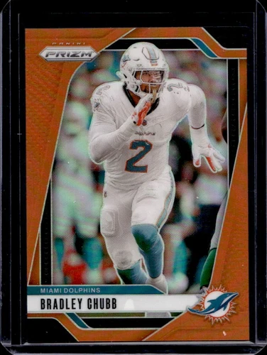 2024 Panini Prizm Bradley Chubb Orange #105/249 Dolphins