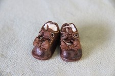 Leather shoes for antique doll Kestner Jumeau Bru Jne 1-1/8" 30mm  328 Dolantik