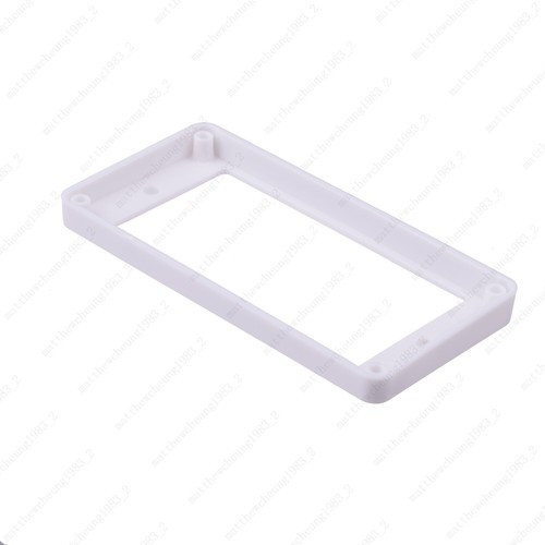 2x Anillos de pastilla Humbucker de fondo plano de plástico marco de cuello de puente de guitarra para LP SG - Imagen 11 de 13