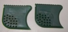 Vintage Tupperware Cake Decorating Scraper Decorator Green Lot of 2