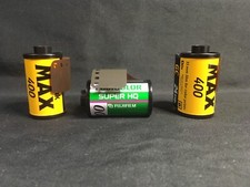 2 Rolls Kodak Max Versatility Plus 400 Film 1 Roll FujiFilm Super HQ 200 Film