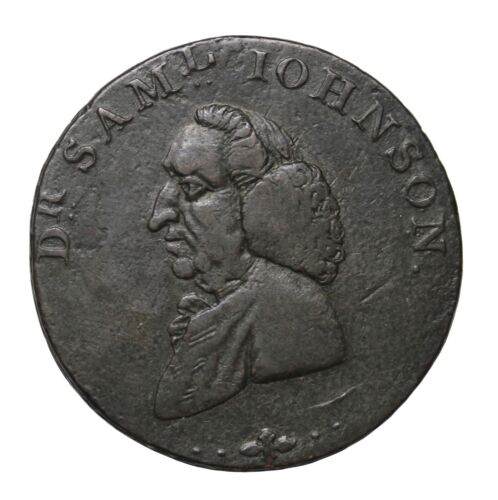 Lutwych's Mule Halfpenny Conder Gettone 1797 Litchfield Gran Bretagna D&H-19