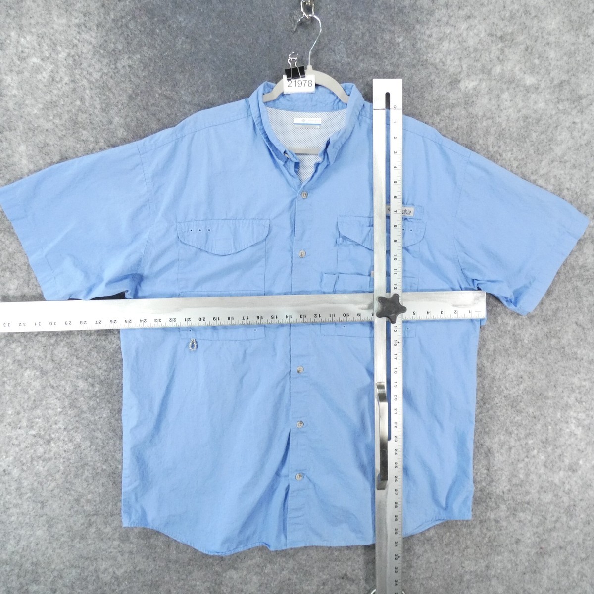 Columbia, Chemises tissées, bleus - S&S Activewear