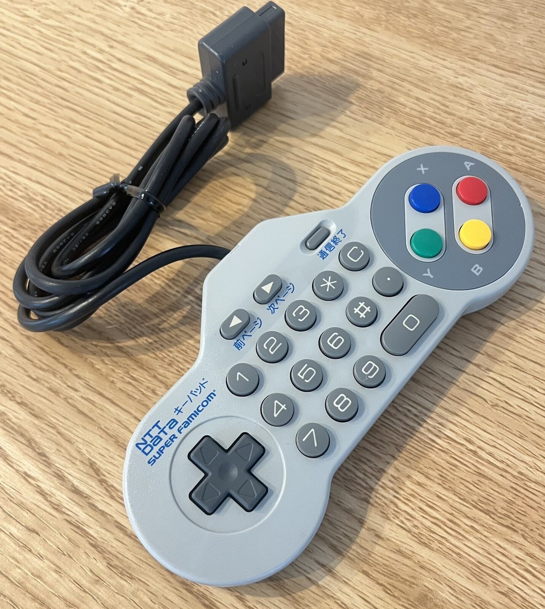Nintendoニンテンドー スーパーファミコン NTT DaTaキーパッド NTT DATA KEYPAD NDK10 For Super Famicom Controller Key pad